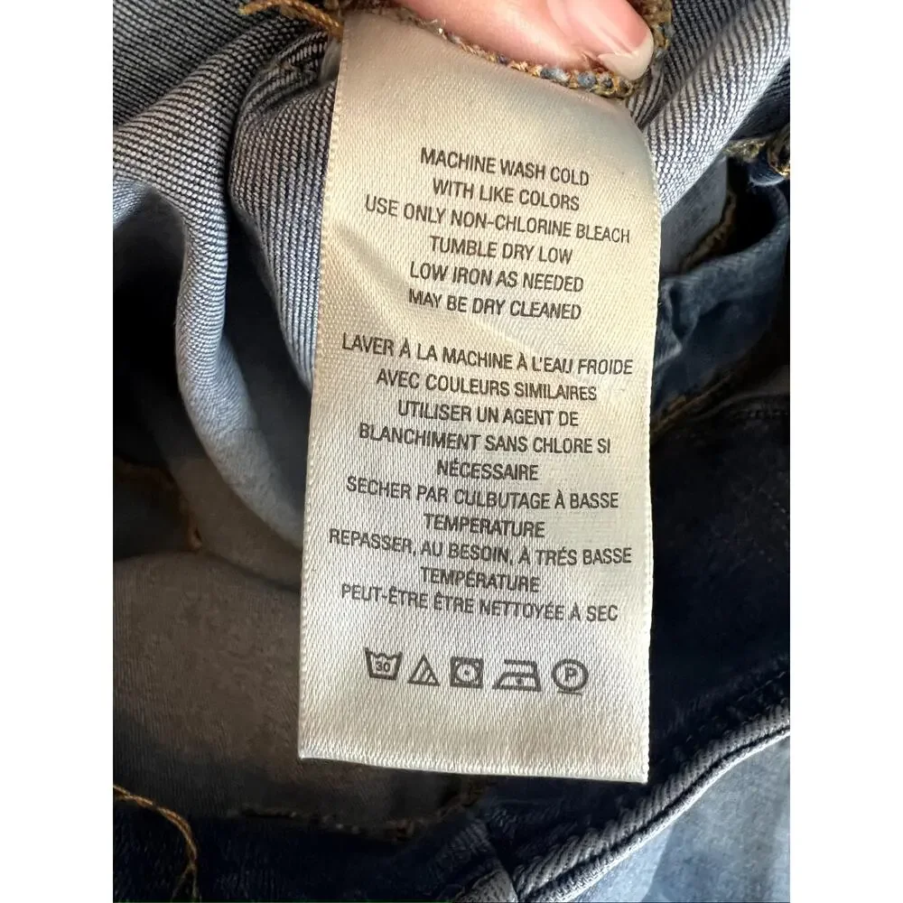Free People We The Free Flare Wide Jeans High Rise size 26 Blue - Picture 7 of 8